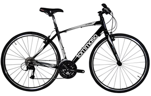 Tommaso La Forma Lightweight Aluminum Hybrid Bike, Carbon Fork, 27 Speed, Shimano Acera